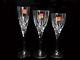 Crystal 18PCE Trix Champagne, Red & White Wine Set RCR Crystal glasses