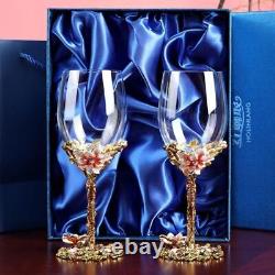 Crystal Glass Wine Glasses for Champagne Wineglass Cups Vintage Drinking Set