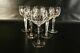 Crystal Waterford Sheila Wine Hock Glasses set of 6. H-7 3/8