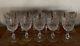 Crystal wine glasses set of 11.5 7/8 tall