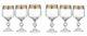 Crystalex 40149/230/QP249 7.5 oz, Claudia Exclusive, Wine Glasses, Set of 6