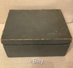 Custom Set Of 12 Steuben Etched Wine Glasses/stemware Ca 1930s Original Box