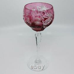 Cut to Clear Multi-Color Wine Glasses Multi-Color Set of 5