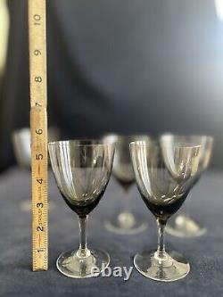 Danish Holmegaard glasses. Smokey Grey 41 Pieces total. Stemware Cocktail wine