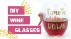 Diy Wine Glasses With Your Cricut Easy Cricut Wedding Gift