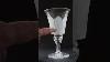 Drinking Glasses Early Victorian Frosted Gothic Goblet