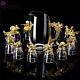 Drinkware Set Luxury Crystal Glass 12 Zodiac Shot Glasses with Jug & Box