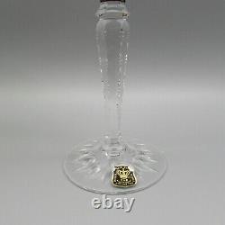 E&R Gold Crown Cased Cut to Clear Wine / Water Goblets Set of Five