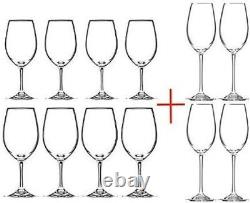 Eco-Friendly Reusable Wine Glasses 12 Count Set for Red, White, Champagne