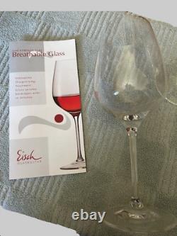 Eisch breathable wine glasses set of 6 in original box