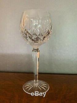 Exquisite Set of 12 Waterford Crystal LISMORE HOCK WINE GLASSES Made in Ireland