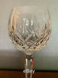 Exquisite Set of 12 Waterford Crystal LISMORE HOCK WINE GLASSES Made in Ireland