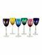 FABRERGE Odessa Hock Wine Glasses Edition 1 Multicolor Crystal Set of 6