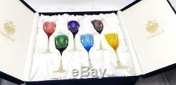 Faberge Odessa Flock Wine Glasses Set 8-3/8 tall 3w