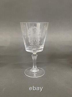 Fabulous Rare 16 Oz Vintage Set of 9 Darlington England French Wine Glasses