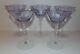 Fostoria 5099 5299 Wisteria Tall Sherbet Champagne Wine Glass set of 5
