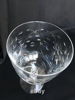 Fostoria Christiana 6030 Cut 814 Stem Low Water/Wine Goblets (6-1/4) Set of 8
