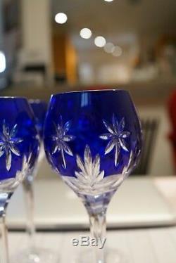 Franklin Crystal Germany 12 Glass Set Stars Of Midnight Horst Belda