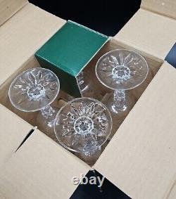 Galway Crystal RATHMORE Set(s) 4 Red Wine Glasses NEW BOXED