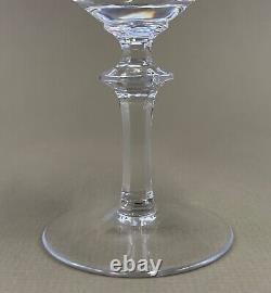 Gorham crystal wine glasses la scala (set of 8) 5 1/4 tall 4 oz