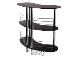 Home Bar Furniture Set Accessories Mini Wine Drinks Rack Counter Cart Glass NEW