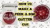How To Make A Glitter Peek A Boo Wine Glass Cricut