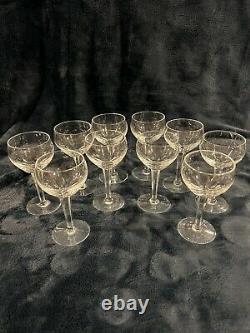 Hoya Crystal Q Cut Line Wine Glass Set of 10