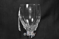 ION TAMAIAN Art Glass Wine Glasses Clear Set/4 Signed Romania New