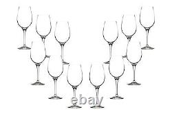 Invino Stemmed Wine Glasses 12.75 Oz, Clear Goblets, Glassware Set of (12)