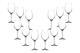 Invino Stemmed Wine Glasses 12.75 Oz, Clear Goblets, Glassware Set of (12)