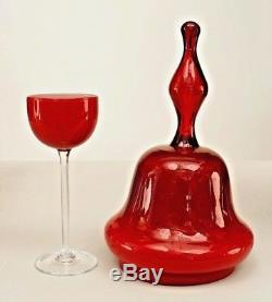 Italian 1950/60s Murano Glass Wine Service Set
