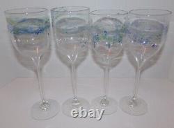 JOSH SIMPSON CLOUD STEM WINE GLASSES Set of Four 9