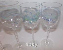 JOSH SIMPSON CLOUD STEM WINE GLASSES Set of Four 9