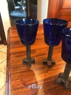 Jan barboglio Wine Glass Set Of 4/blue