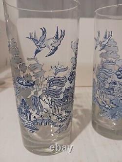 Johnson Brothers Willow Blue Tumbler Wine & Drinking Glass Set