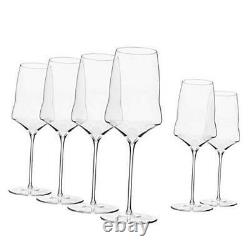 Josephine No. 1 White White Wine Glasses Designed by Kurt Josef Set of 6