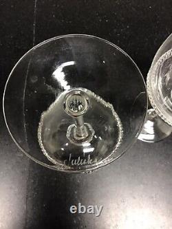 Juliska Dean Wine Glass Set of Two NEW without Box