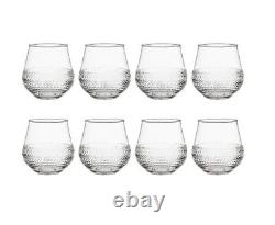 Juliska Le Panier Acrylic Stemless Wine Glass Set of 8
