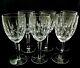 KILDARE by Waterford Crystal CLARET Wine GLASSES 6 1/2 Tall Set of 6