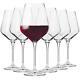 KROSNO Red Wine Glasses Set of 6 16.6 oz Avant-Garde Collection Cryst