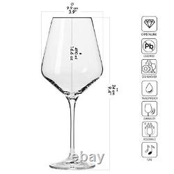 KROSNO Red Wine Glasses Set of 6 16.6 oz Avant-Garde Collection Cryst