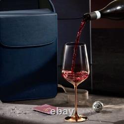 LEMONSODA Full-Bottle Premium Artisan Copper Wine Glasses (750 mL / 25 fl. Oz)