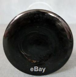 LOVELY, QUITE RARE SET of ORREFORS BLACK STEM WINE GLASSES