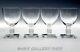 Lalique France Crystal ARGOS 4 SHERRY WINE LIQUOR GLASSES STEMS Set of 4