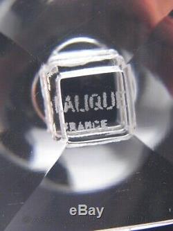 Lalique France Crystal ARGOS 4 SHERRY WINE LIQUOR GLASSES STEMS Set of 4