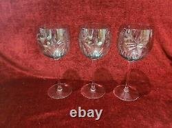 Lenox British Colonial Scenic Collection 8 1/2 Wine Glasses Set of 3 Green