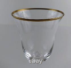 Lenox Hayworth 5 Wine Glasses 2 Water Glasses Gold Rim Set of 7