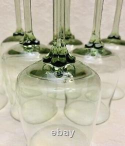 Lenox USA Green Mist Wine Glasses 6 1/4 Set of 11 Sage Green Expression Line