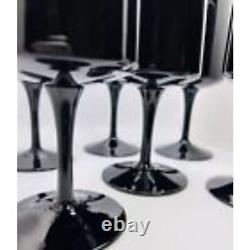 Lenox Venture Black wine glasses, MINT set of 12