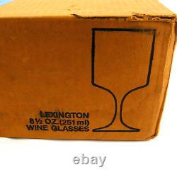 Libbey 3565 8.5 oz Lexington Wine Glasses Set of 32 NOB